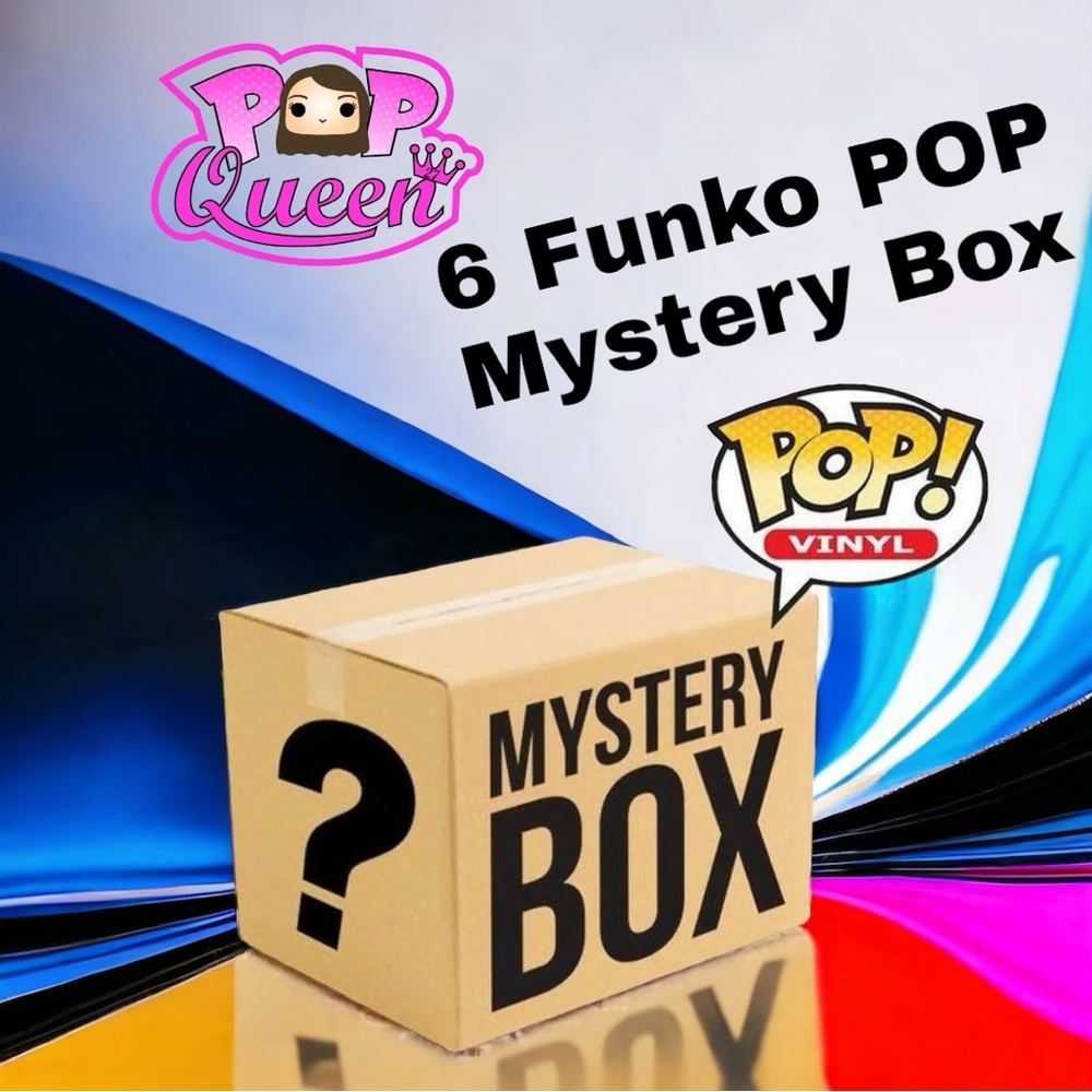 Funko POP Mystery Box of 6 Pops!!